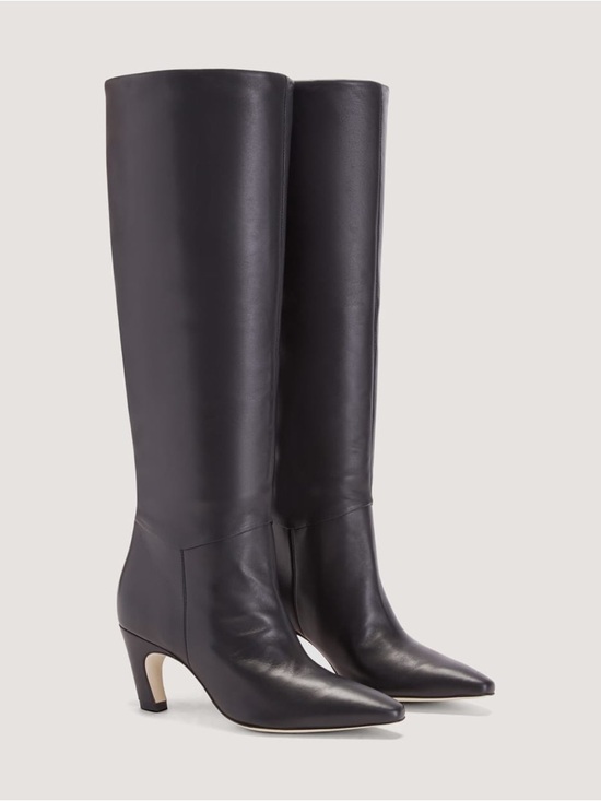 Everlane Shoes - Everlane The Banana Boot Black Napa Leather Knee High Heeled Pointed Toe 7 NWB